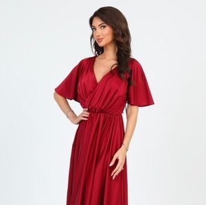 Formal Scarlett Wrap Holiday Dress Size Medium